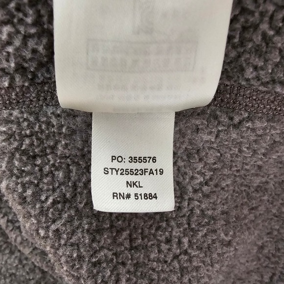 PATAGONIA Gray Worn Wear Men's Better 1/4 Zip Pullover Knit Fleece Sweater Sz L - Picture 12 of 15